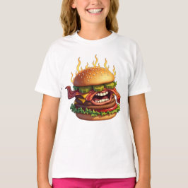 Livsmedelsmonster EVIL BACON CHEESEBURGER T Shirt