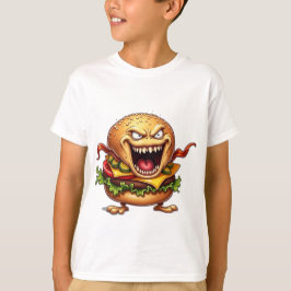 Livsmedelsmonster EVIL BACON CHEESEBURGER T Shirt