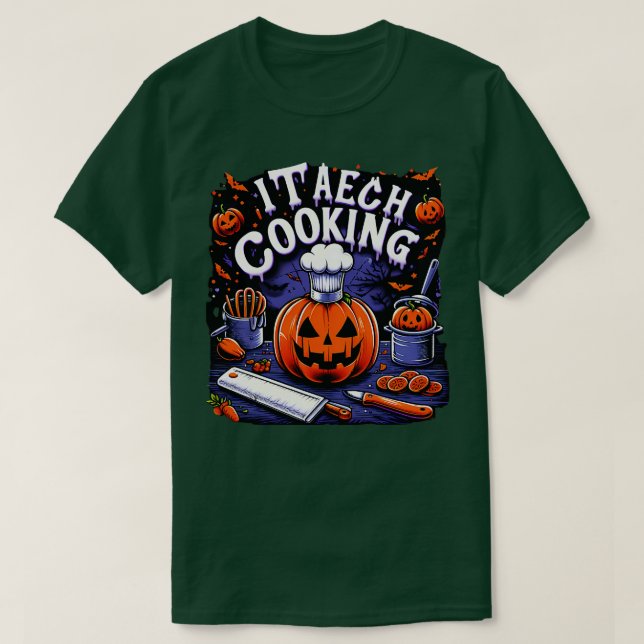 Livsmedelsobserverad Chef School Classic Kitchen f T Shirt (Design framsida)