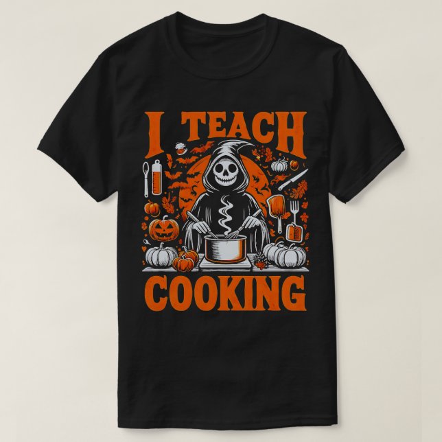 Livsmedelsobserverad Chef School Classic Kitchen f T Shirt (Design framsida)