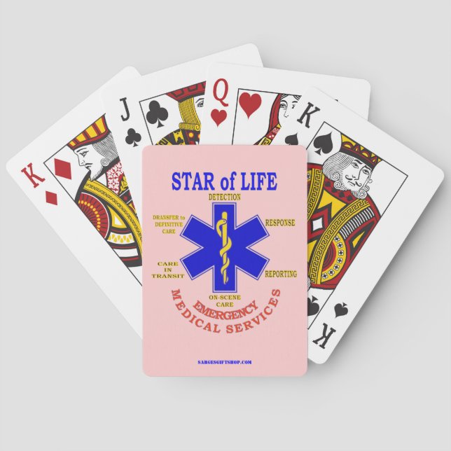 LIVSMEDELSSTAR CASINOKORT (Baksidan)