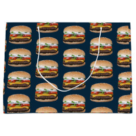 Livsmedelstestad ost BBQ Grilled Hamburger Foodie