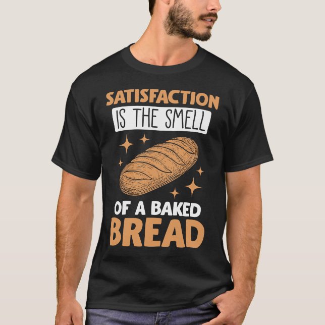 Livsmedelstillfredsställelse Foodie-mjöl i bakat b T Shirt (Framsida)
