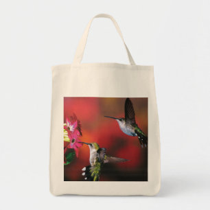 Livsmedeltoto "2 Hummingbirds ", Tygkasse