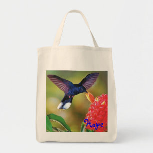 Livsmedeltoto "blåtthoppHummingbird ", Tygkasse
