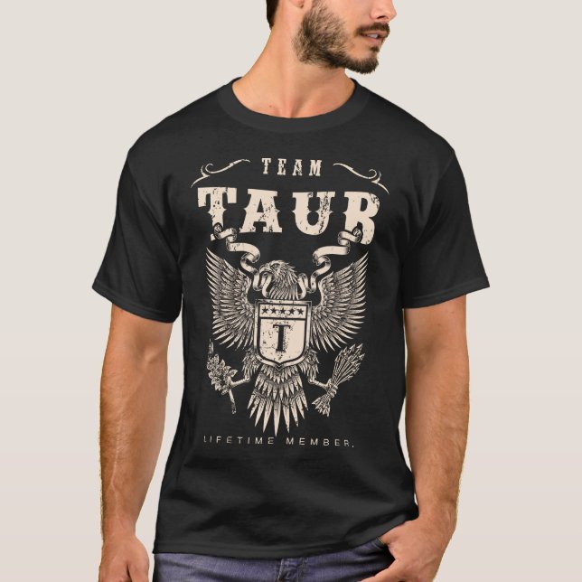 Livsmedlem i TEAM TAUB. T Shirt (Framsida)