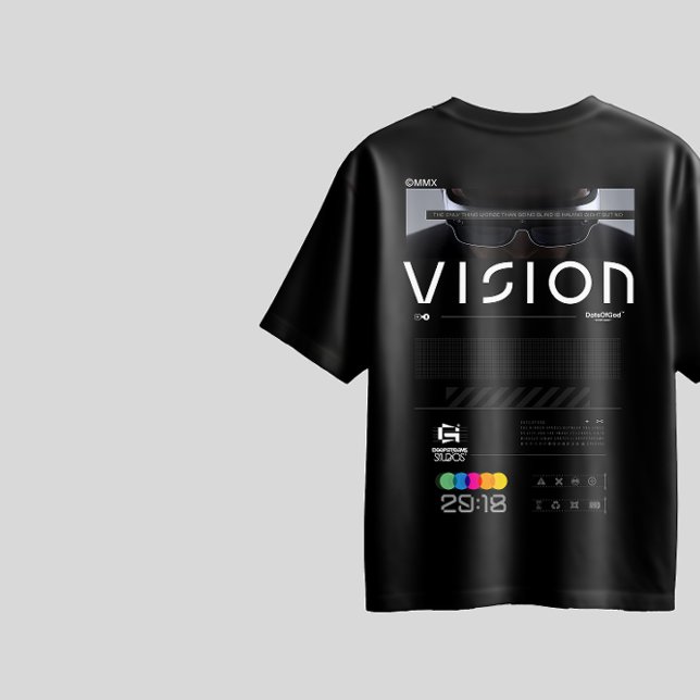 LIVSMILJÖ T SHIRT (The perspective of life is a matter having vision.)