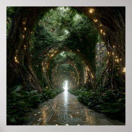 Livsnätverket - Solarpunk Poster