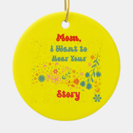 Livsobjekt från mamma med Roligt och användbar des Julgransprydnad Keramik