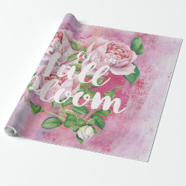 Livsomommarblommans Blommigt - vacker Presentpapper