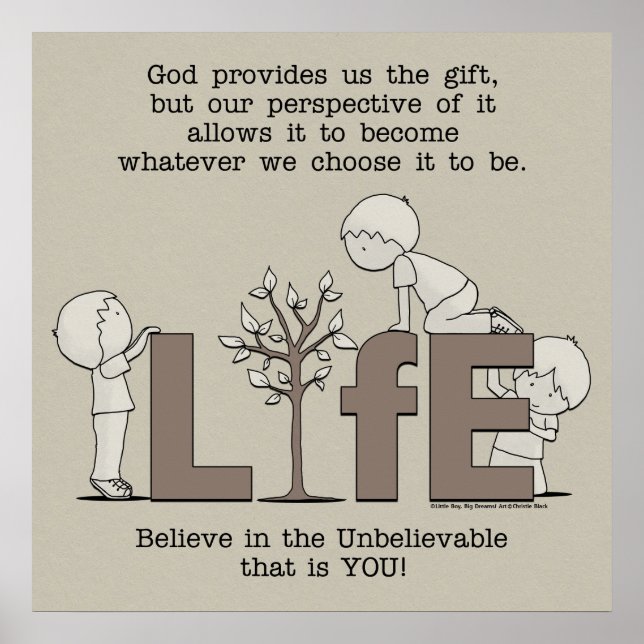 Livsperspektiv Poster (Framsidan)