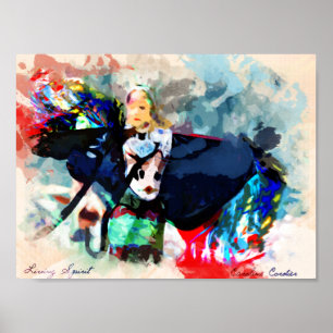 Livsprit Series - Finare shawl Poster
