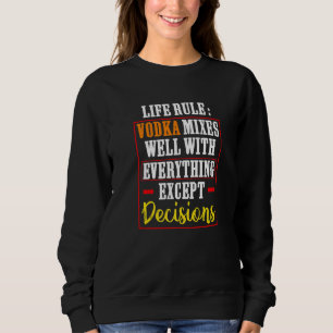 Livsregel Vodka Blandar Sig Väl Bollywood Sarksast T Shirt