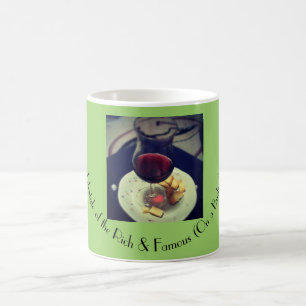 Livsstilmugg för allt VIN, OST, älskare Kaffemugg