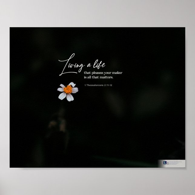 Livstid (1 Thessaloniki 2:11-12) Poster (Framsidan)