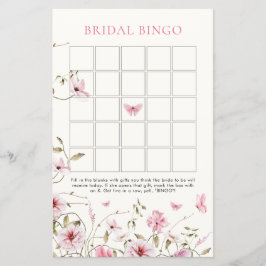 Livstid för Butterflies Blommigt Möhippa Bingo