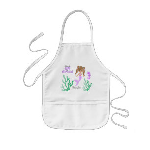 Livstid för en 🧜 ♀️ Sjöjungfru - Lavender Barnförkläde