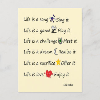 Livstiden är vykort