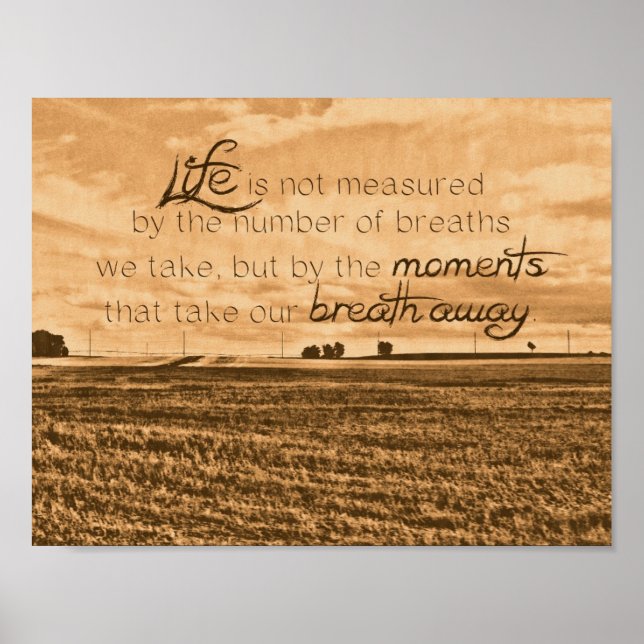 Livstiden mäts inte poster (Framsidan)