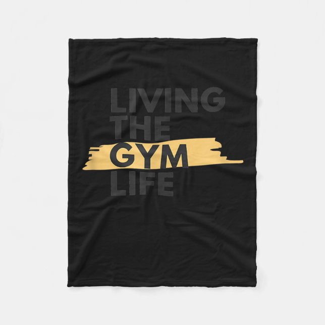 Livstidsapparat Living Gym Life Fleecefilt (Framsidan)