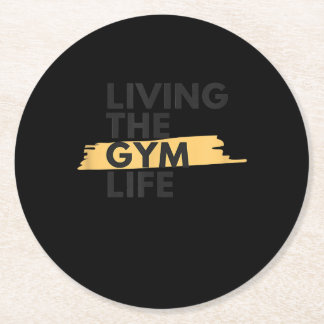 Livstidsapparat Living Gym Life Underlägg Papper Rund