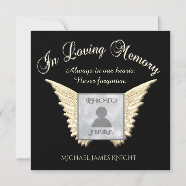 Livstidsmeddelande för Firande / Inbjudningar (Framsida)