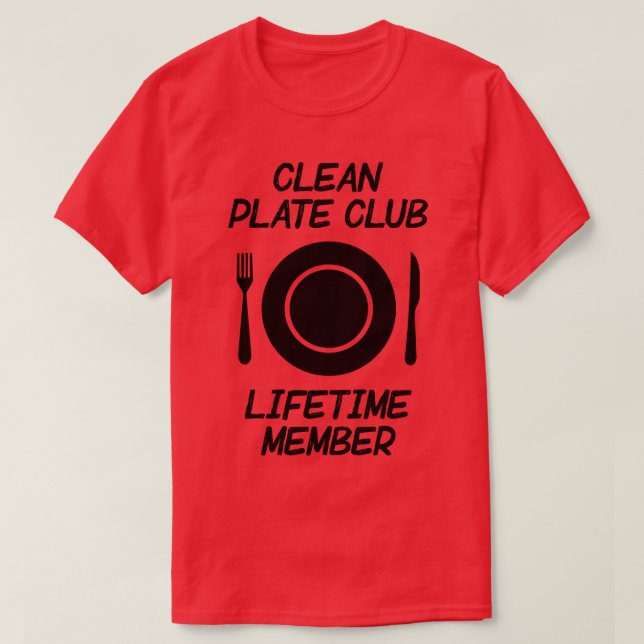 Livstidsmedlem för ren plåt-Klubb T Shirt (Design framsida)