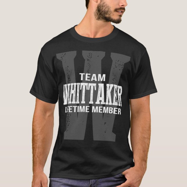 Livstidsmedlem i Team WHITTAKER T Shirt (Framsida)