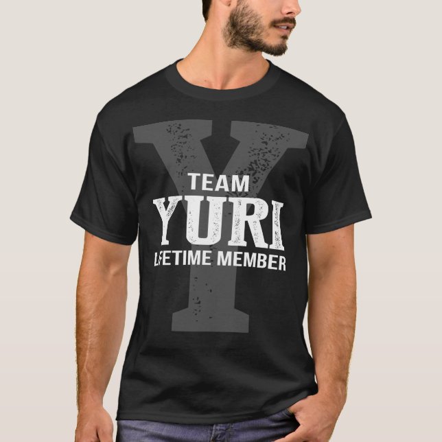 Livstidsmedlem i Team YURI T Shirt (Framsida)