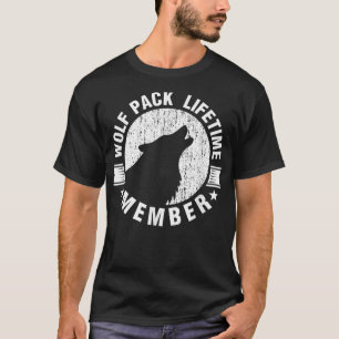 Livstidsmedlem i vargflock nödskriker t shirt