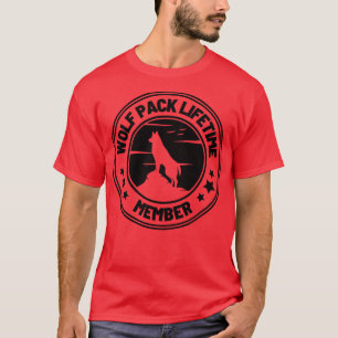 Livstidsmedlemskap för varg Pack 25 T Shirt