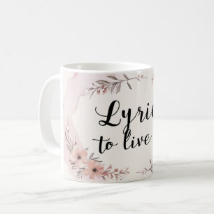 Livsvägledande texter kaffemugg