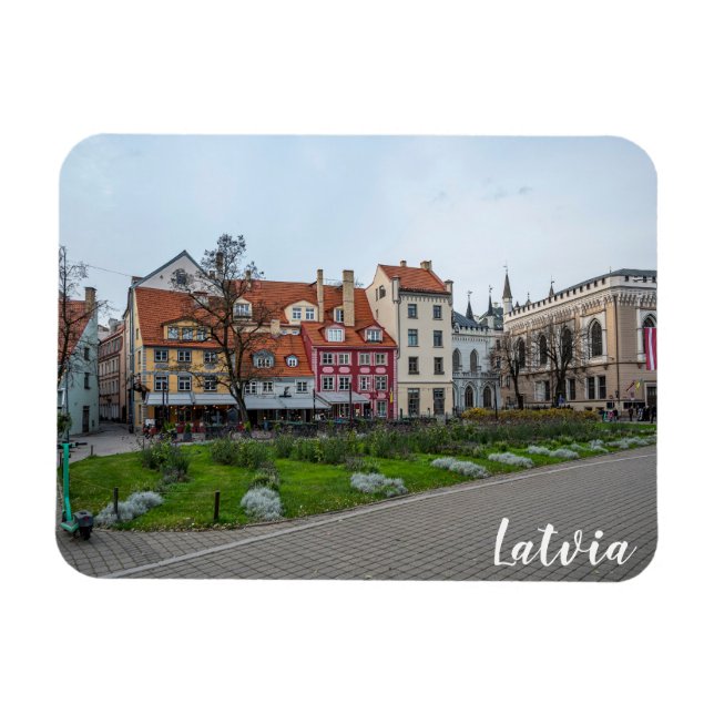 Livu Squi Riga, Lettland Magnet (Horisontell)
