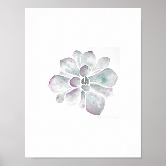 Livvattenfärger: Lila och försäljning Poster (Framsidan)