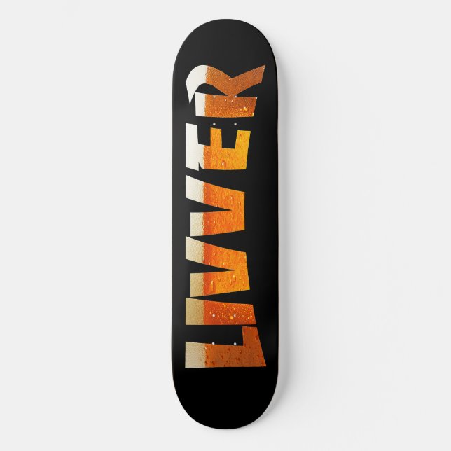 livversk8öl skateboard bräda 20,5 cm (Framsida)