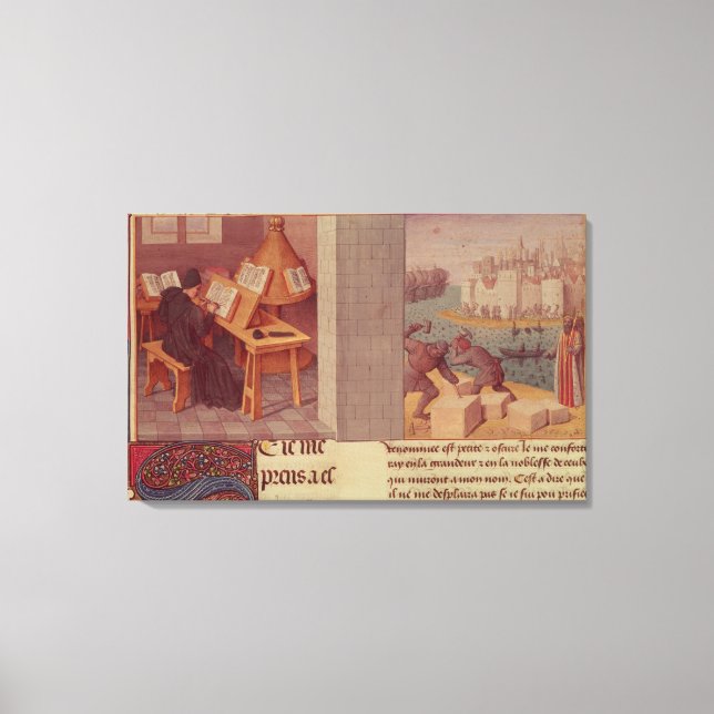 Livy Writing och Rom Foundation Canvastryck (Framsida)