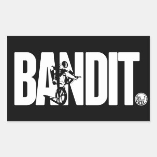 LixBMX "Bandit" Stickers Rektangulärt Klistermärke