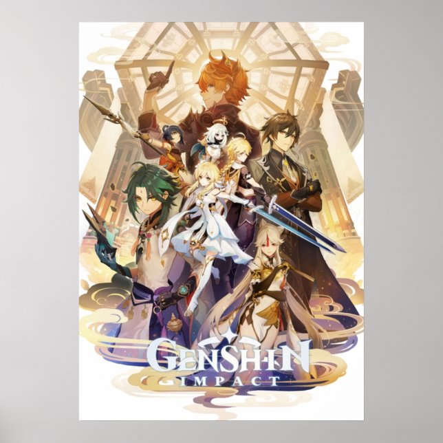Liyue Genshin Impact Poster (Framsidan)