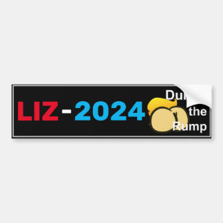 Liz 2024 dumpar inslaget Bumper Sticker Bildekal