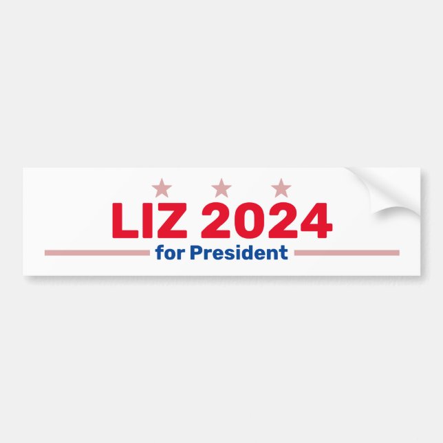 Liz 2024-stötdekal bildekal (Framsidan)