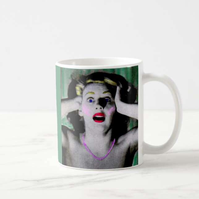 Liz är förfärad och skräckslagen kaffemugg (Höger)