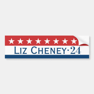 Liz Cheney 2024 Bumper Sticker Bildekal