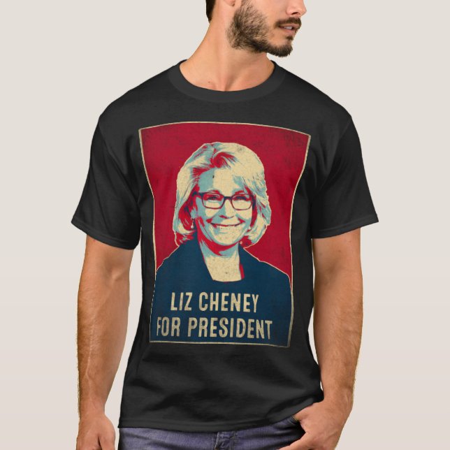 Liz Cheney För President 2024 T Shirt (Framsida)