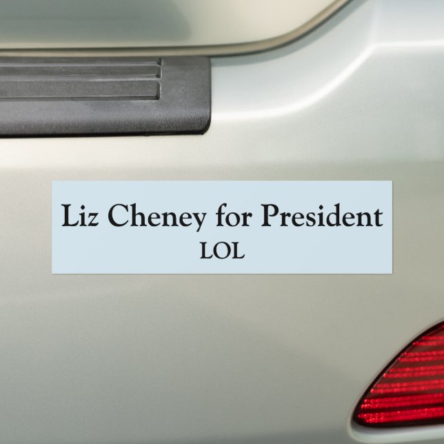Liz Cheney för president Bumper Sticker Bildekal (På Bil)