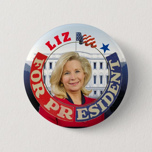 Liz Cheney för president Knapp (Framsida)