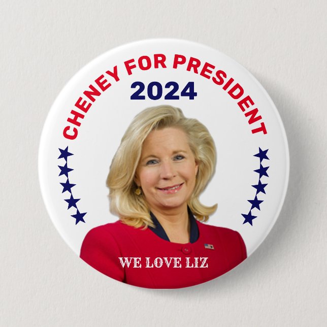 Liz Cheney för president Knapp (Framsida)