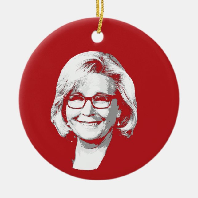 LIZ CHENEY JULGRANSPRYDNAD KERAMIK (Framsidan)