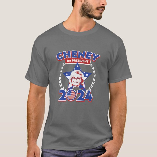 Liz Cheney till president 2024 T Shirt (Framsida)