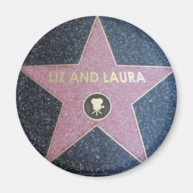 Liz och Laura Magnet (Hollywood Star) (Framsidan)