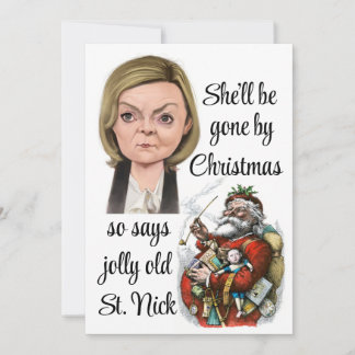 Liz Truss kommer att vara borta till jul Tack Kort